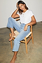 Straight Leg Light Blue Wash Jeans