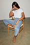 Straight Leg Light Blue Wash Jeans
