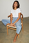Straight Leg Light Blue Wash Jeans