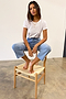 Straight Leg Light Blue Wash Jeans