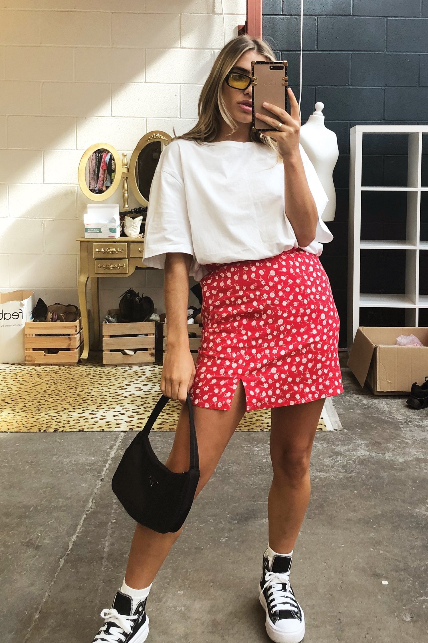 Red-Daisy-Mini-Skirt-£49.00