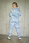 Blue Zebra Jumpsuit - Curve