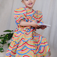 Thumbnail for NFD-Kids-Baby-Doll-Rainbow-Midi-Dress-£65