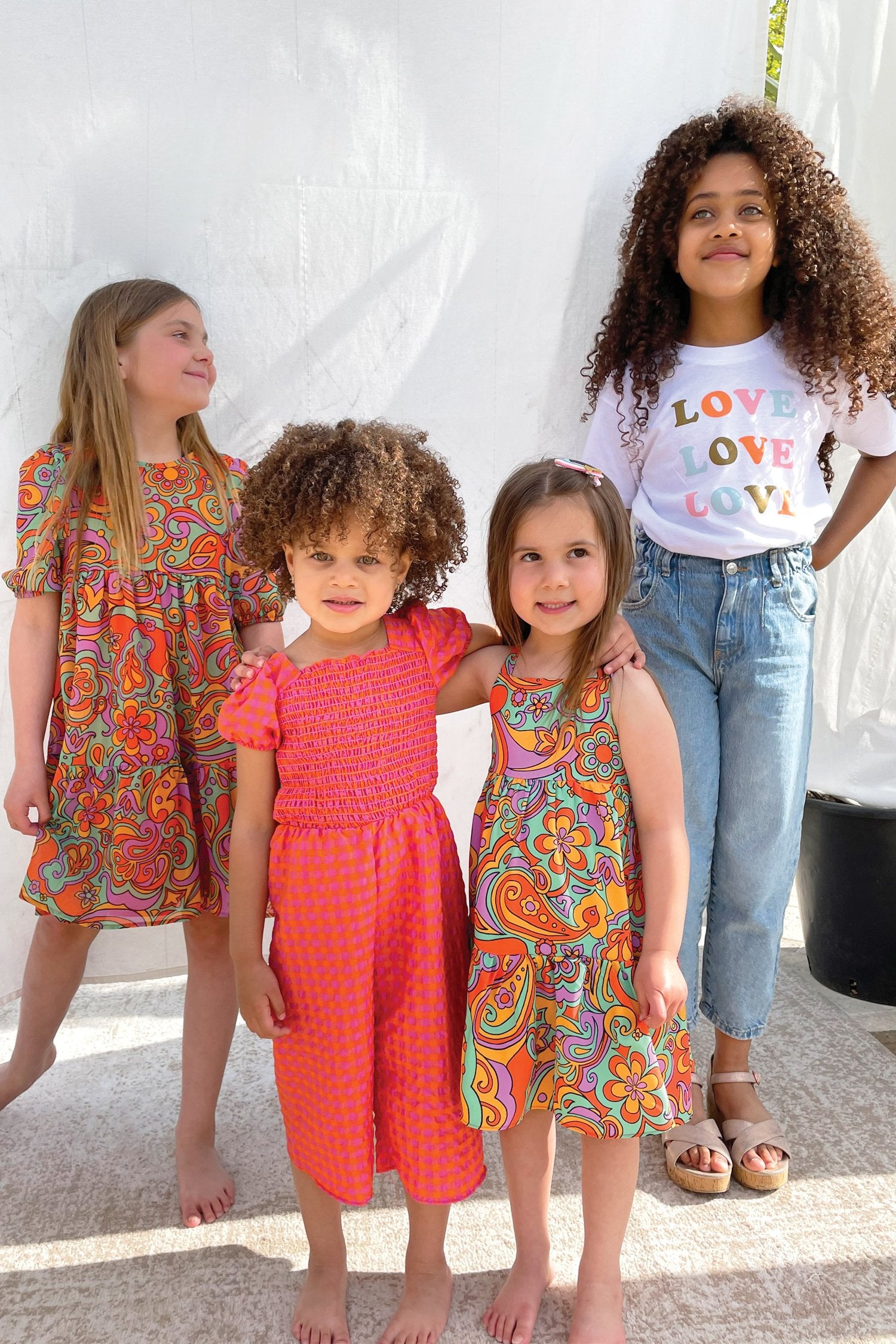 NFD-Kids-Orange-Gingham-Playsuit-£65