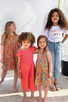 Thumbnail for NFD-Kids-Orange-Gingham-Playsuit-£65