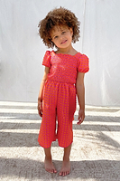 Thumbnail for NFD-Kids-Orange-Gingham-Playsuit-£65