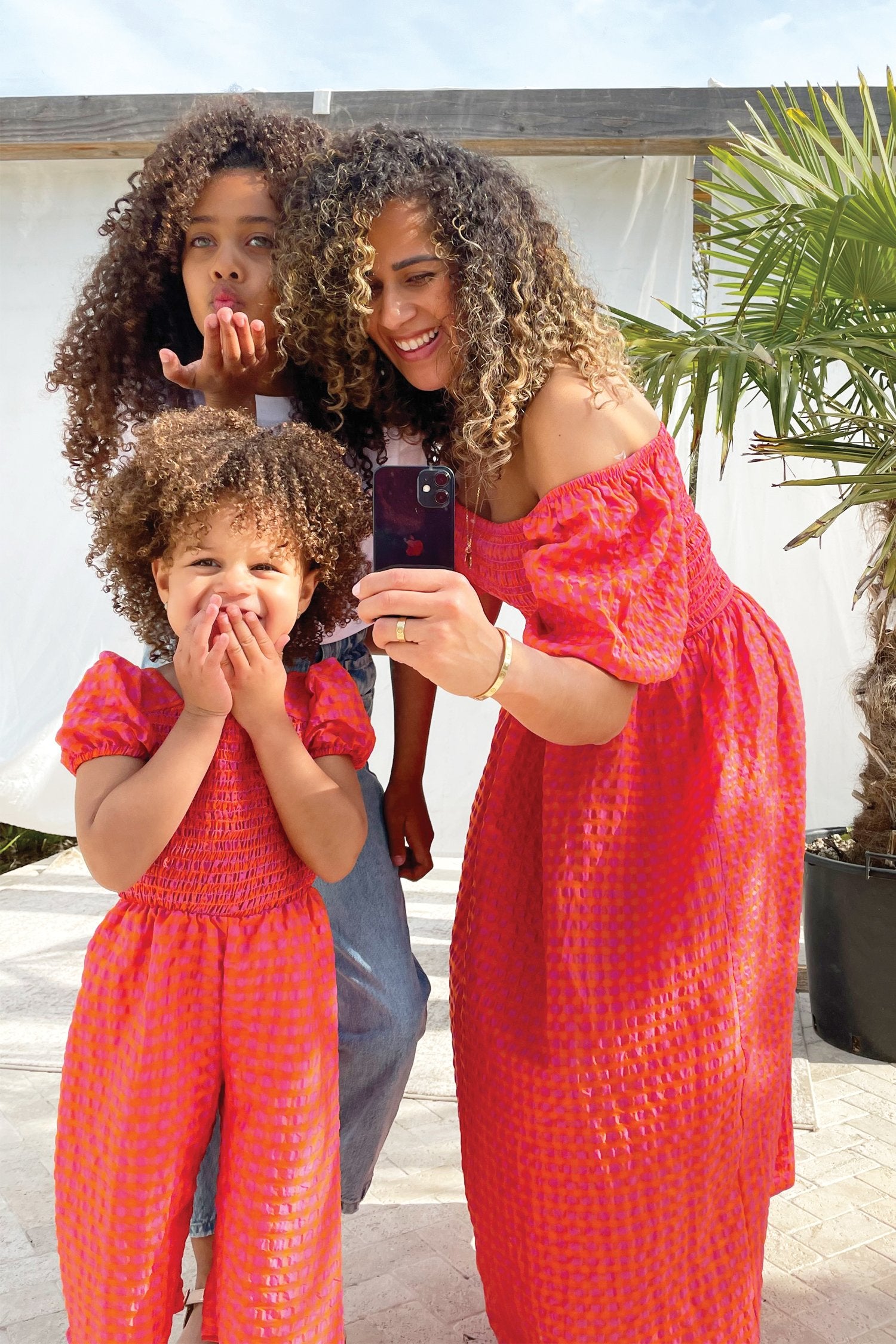 NFD-Kids-Orange-Gingham-Playsuit-£65