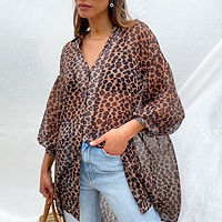 Thumbnail for Oversized-Chiffon-Lucia-Shirt-£69