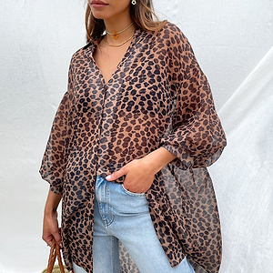 Oversized Chiffon Lucia Shirt