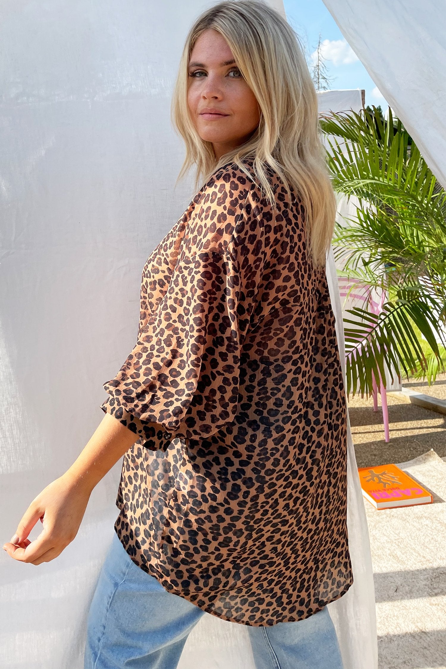 Oversized Chiffon Lucia Shirt - Curve
