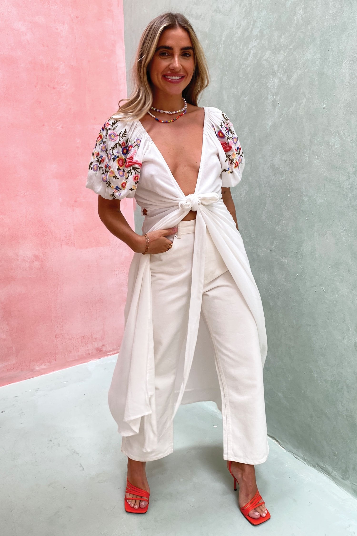 White Meadow Maxi Dress