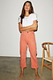 Straight Leg Orange Wash Jeans