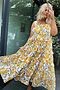 Orange Grove Scallop Dress - Curve