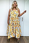 Orange Grove Scallop Dress - Curve
