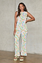 Pastel Groove Plisse Trousers