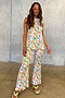 Pastel Groove Plisse Top