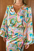 Thumbnail for Pastel-Groove-Blouson-Sleeve-Top-£69