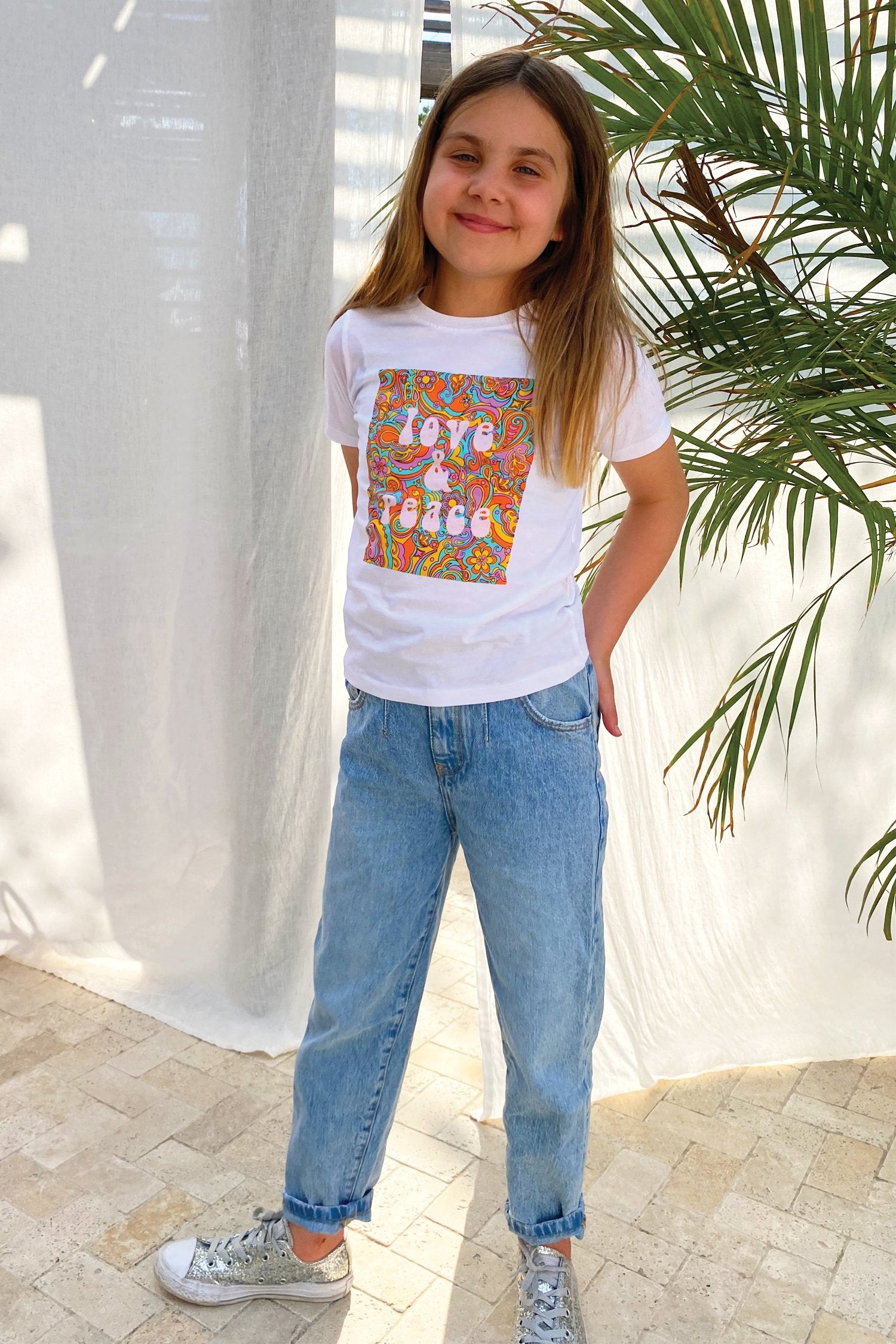 NFD-Kids-Love-&-Peace-Tee-£19