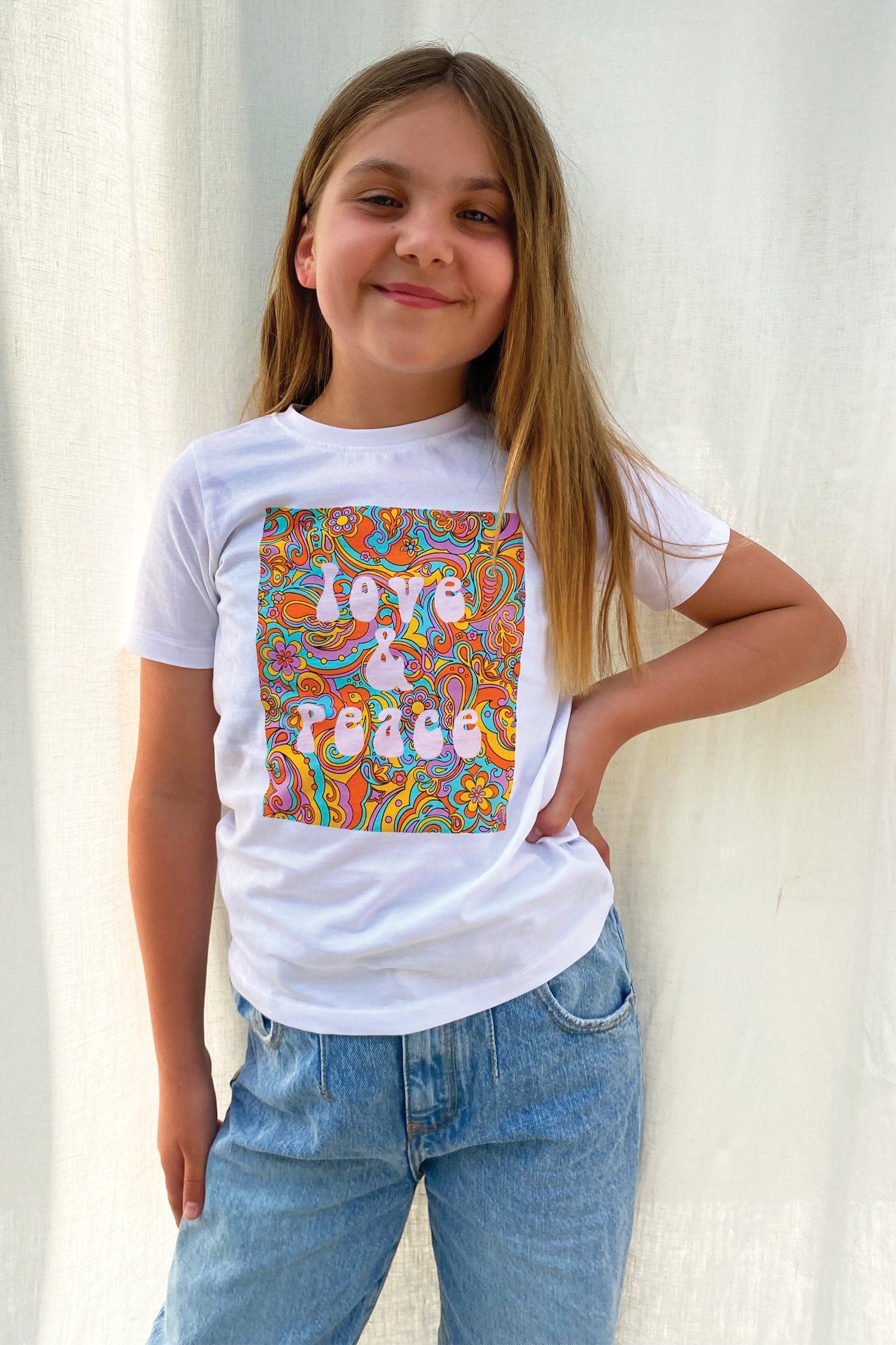 NFD-Kids-Love-&-Peace-Tee-£19