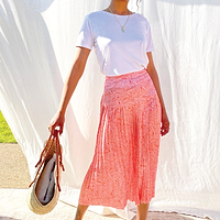 Thumbnail for Pink-Good-News-Beatrice-Skirt-£79