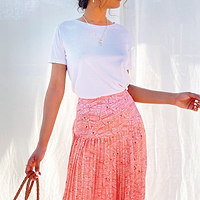 Thumbnail for Pink-Good-News-Beatrice-Skirt-£79