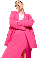 Thumbnail for Model wearing Pink 54 Blazer standing facing the camera