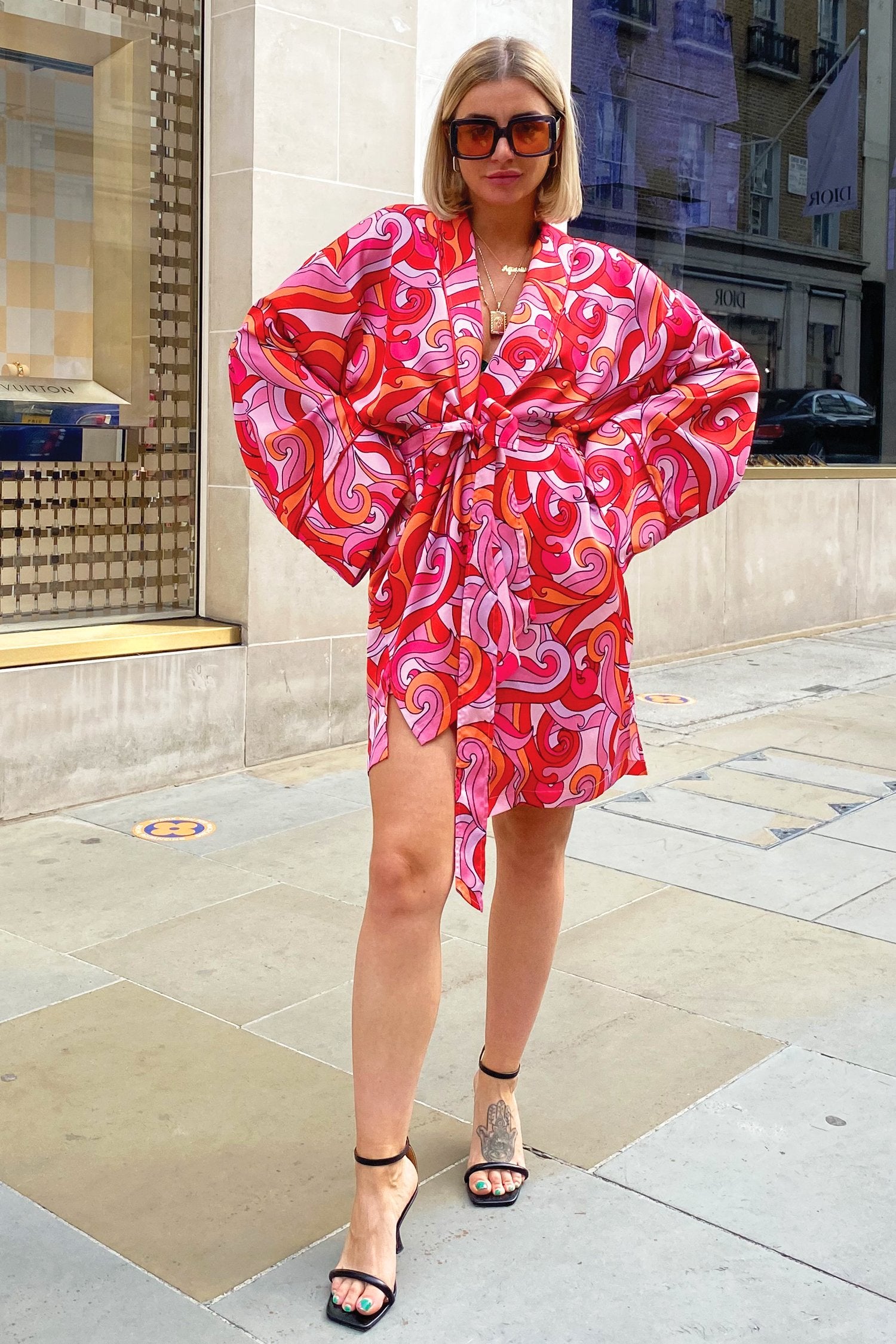 Pink-Swirl-Satin-Dressing-Gown-£79