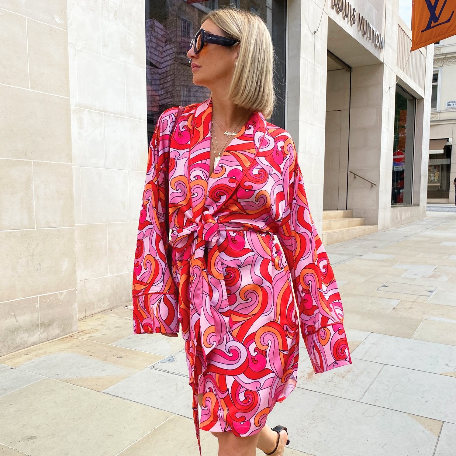 Pink-Swirl-Satin-Dressing-Gown-£79