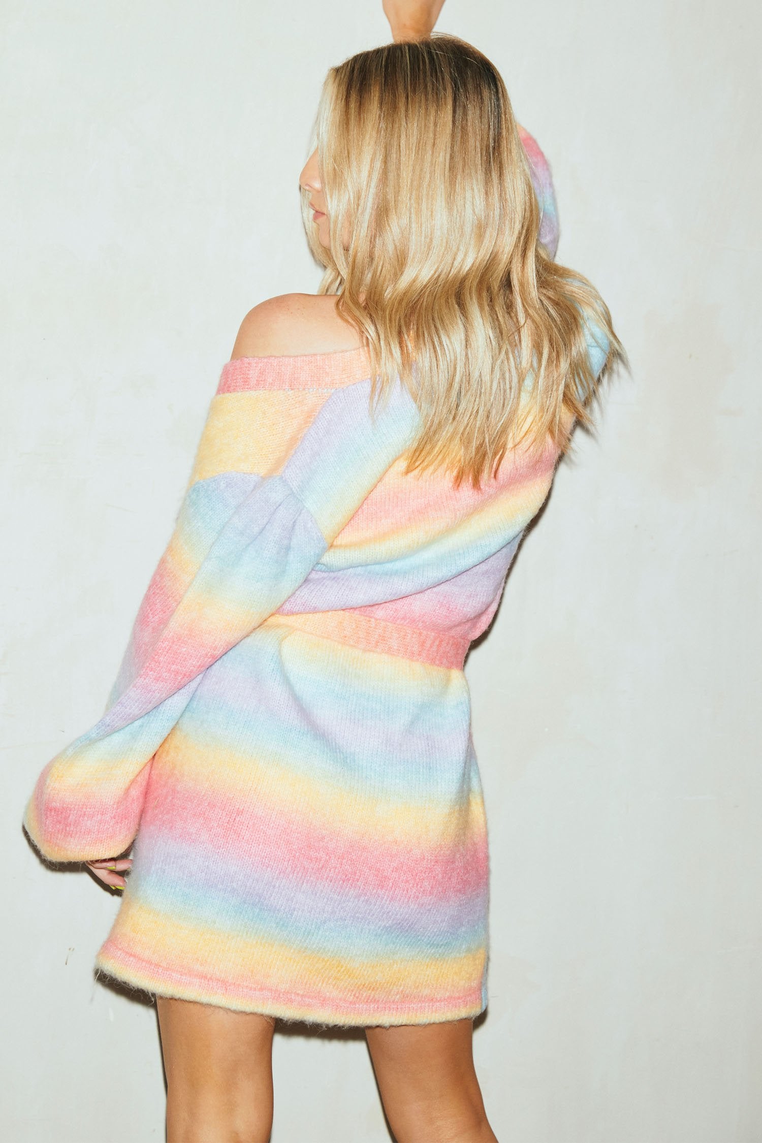Rainbow21 Knitted Cardi