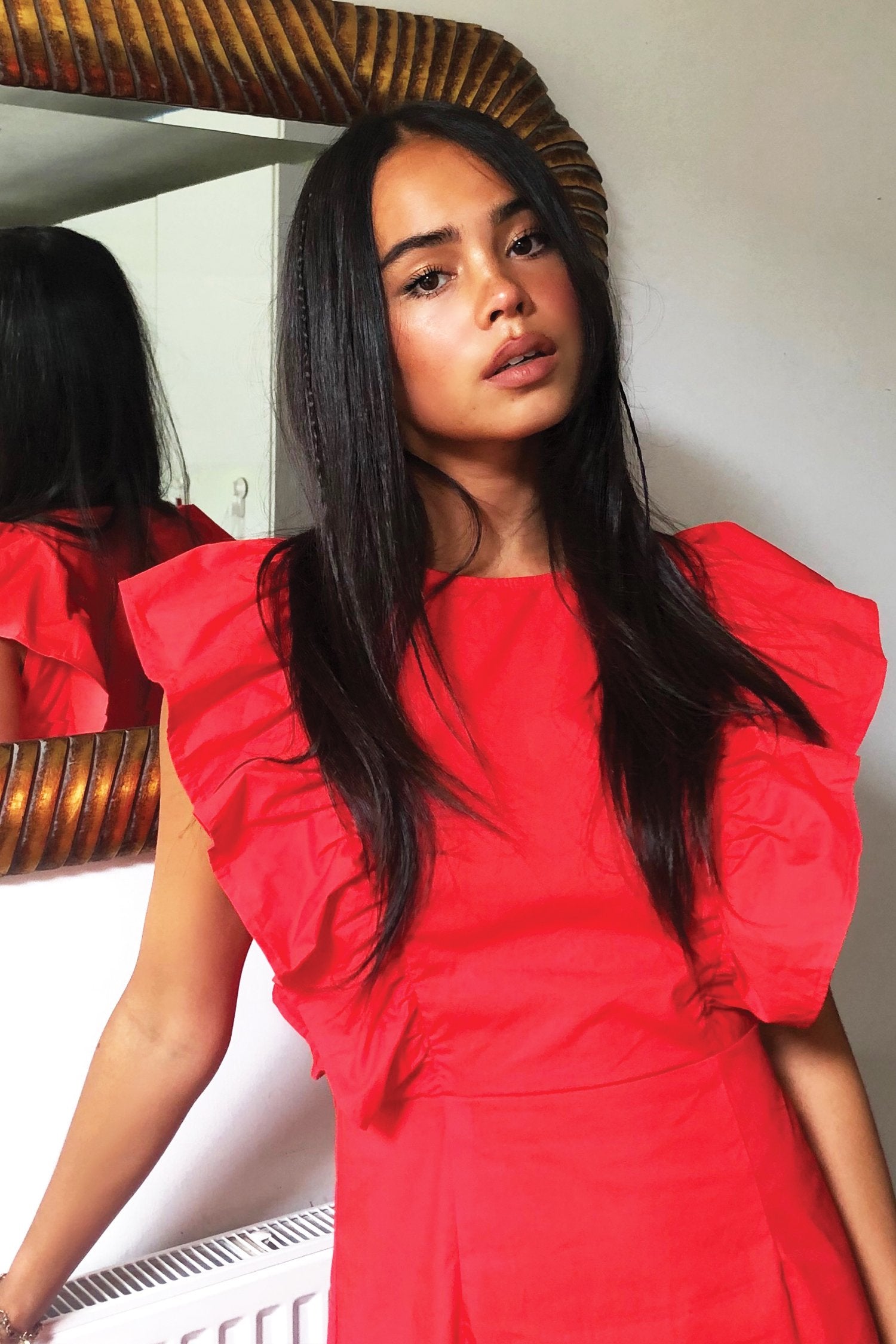 Red-Charming-Midi-Dress-£79