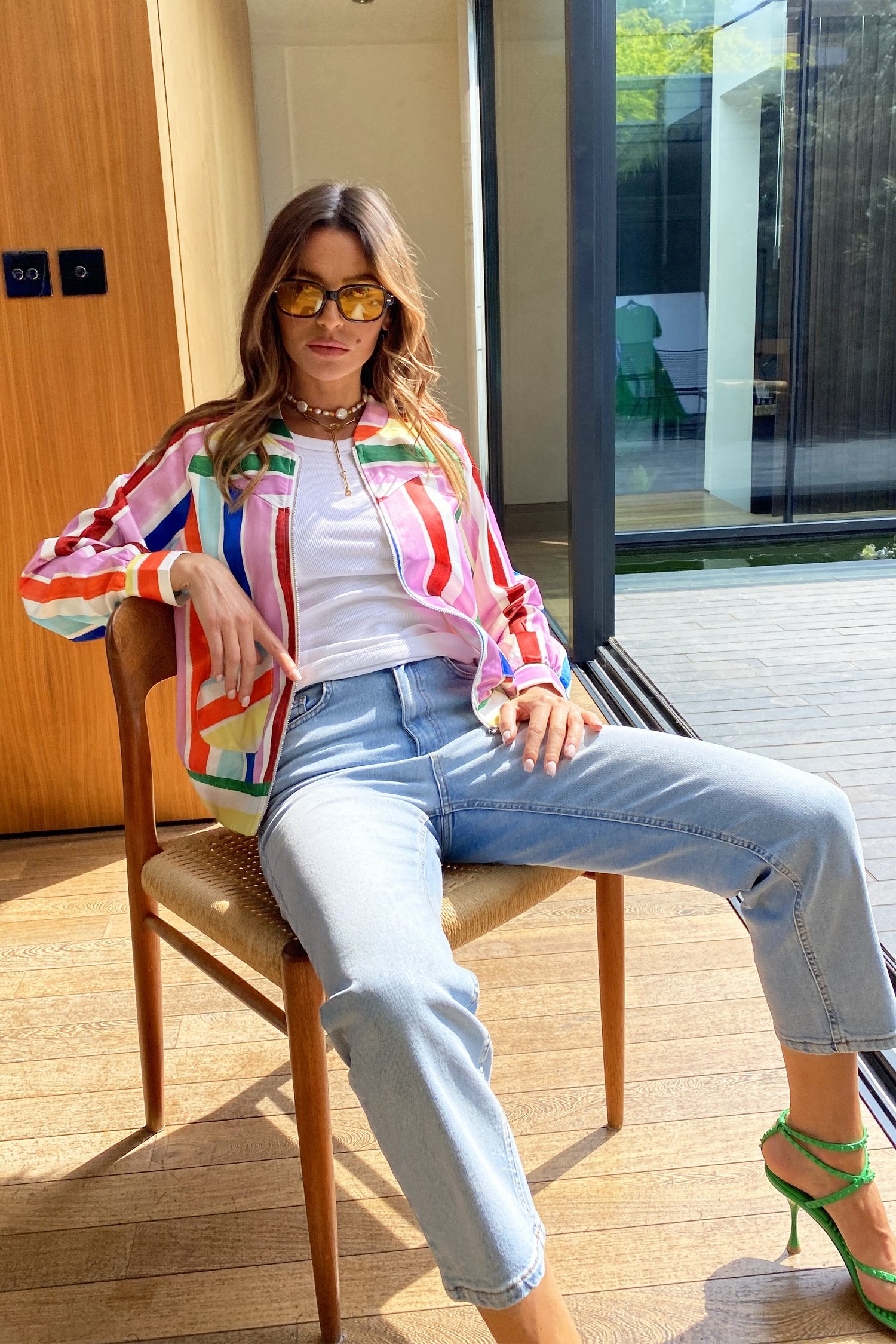Suki-Stripe-Bomber-£99