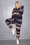 True Love Blues Zip Knit Top - Curve