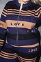 True Love Blues Zip Knit Top - Curve
