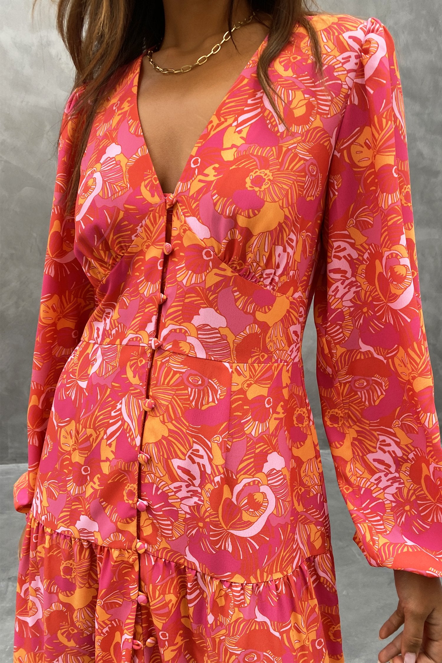 Vibrant-Floral-Violet-Dress-£89