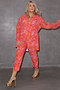 Vibrant Floral Oversized Shirt - Curve