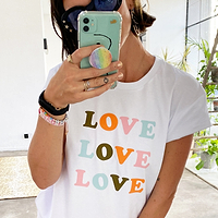 Thumbnail for White-Love-Love-Love-T.Shirt-£34
