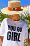You Go Girl Long Line Tee