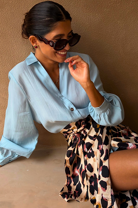 How to tie the Jaspre wrap skirt: Step-by-Step Guide