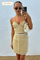 Thumbnail for Raffia Wrap Skirt