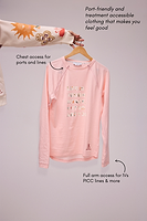 Thumbnail for Pink Life is Tough Long Sleeve Accessible T-Shirt