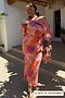 Pink Abstract Tilly Dress