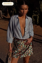 Multi Shell Mini Wrap Skirt