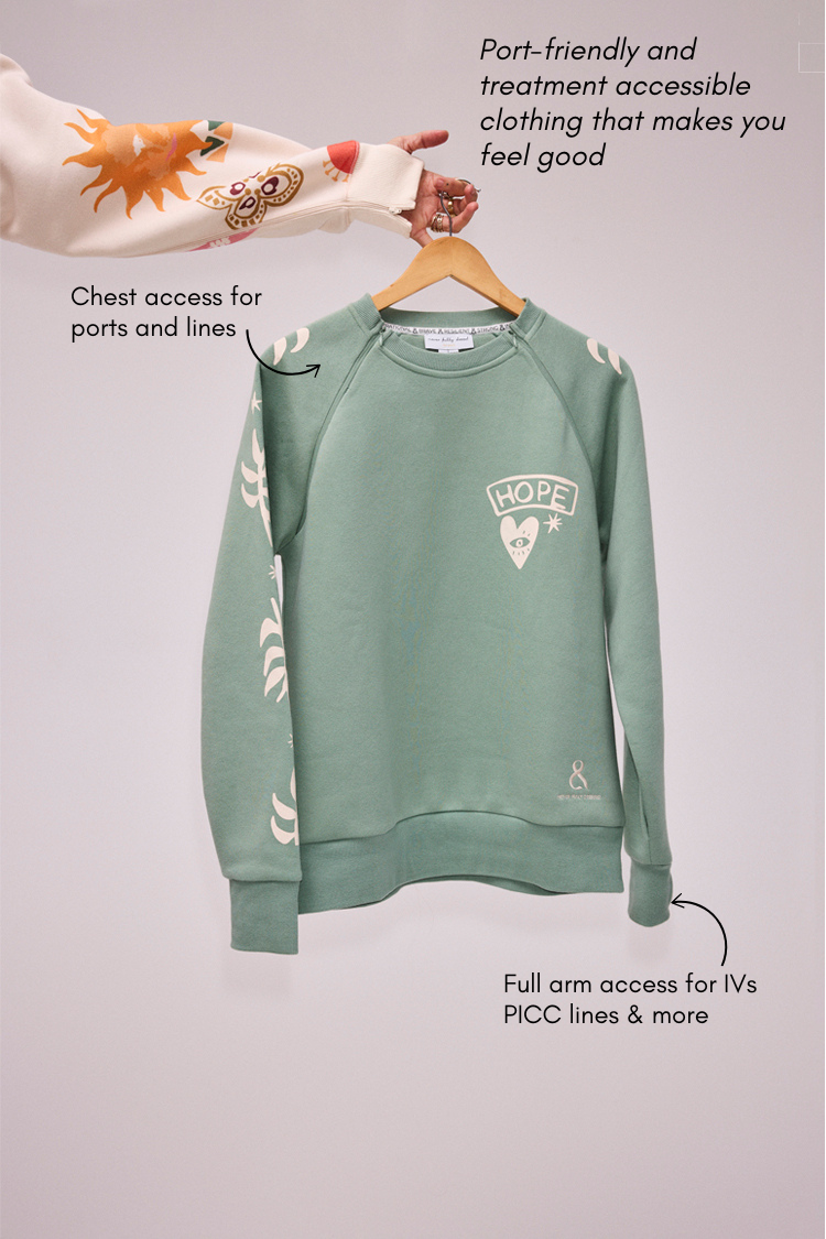 Sage Sundazed Accessible Sweatshirt