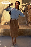 Thumbnail for Suede Jaspre Skirt