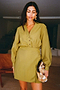 Olive Mini Miley Shirt Dress