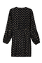 Black Animal Jacquard Mini Vienna Dress