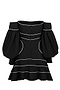 Black And Cream Tatum Dress