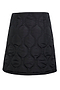 Black Quilted Skirt