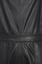 Black Vegan Leather Dungarees