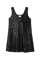 Thumbnail for Black Sequin Mini Ruby Dress